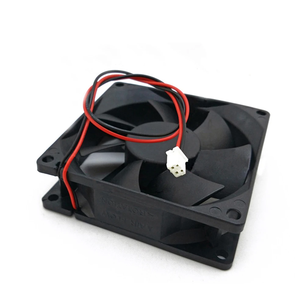 PC مروحة كمبيوتر 80x80x25mm المحمولة مروحة كمبيوتر برودة 12 V 0.20A CPU تبريد مروحة