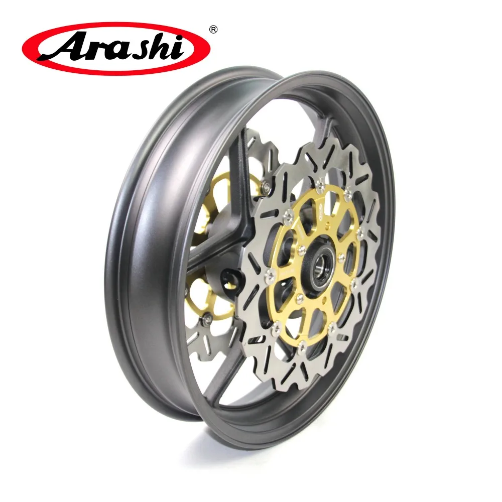 Передний диск тормозного диска Arashi Z750 07 08 для KAWASAKI Z 750 2007 2008 ZX6R ZX10R NINJA матовые