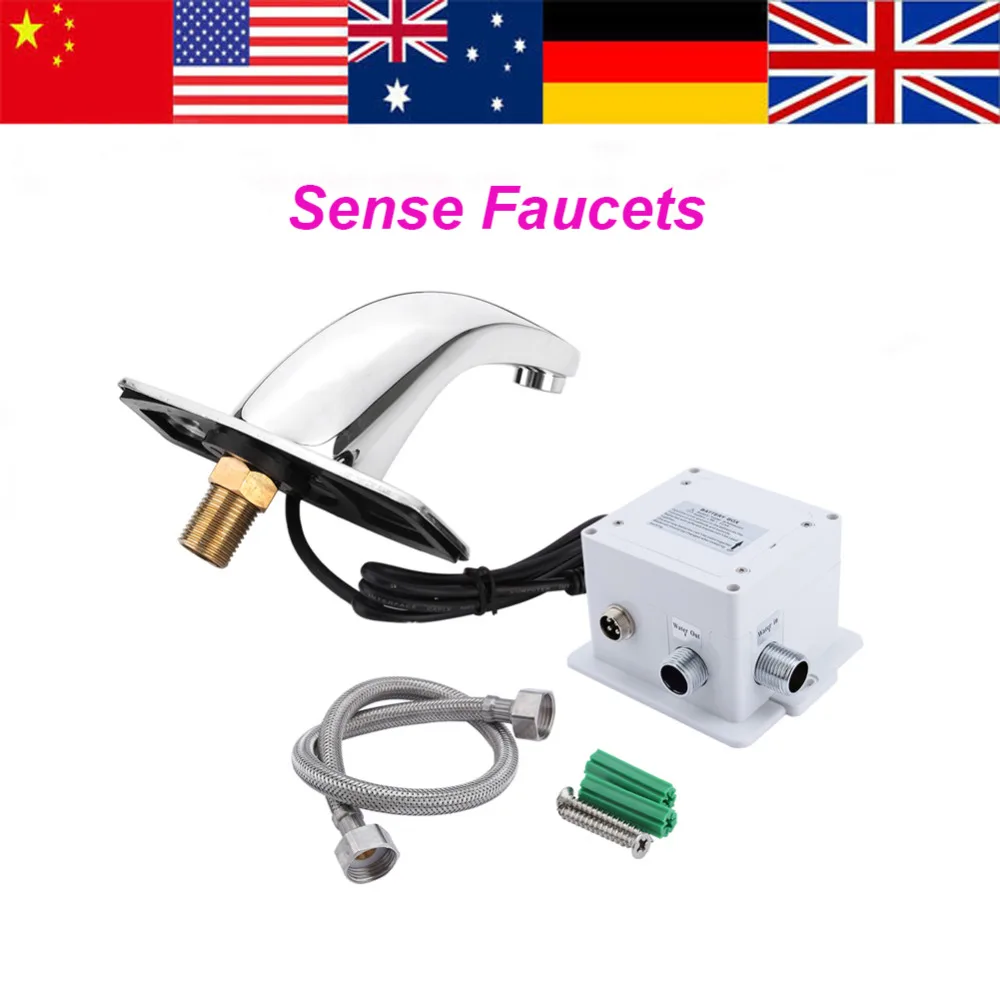 1 PC Sense Faucets Automatic Sensor Touchless Bathroom Sink Electronic