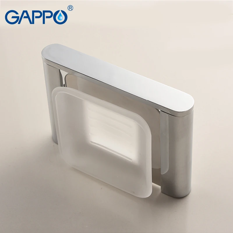 GAPPO мыльницы настенные аксессуары для ванной комнаты оборудование для ванной мыльницы тарелка для ванной комнаты держатели для хранения белые мыльницы