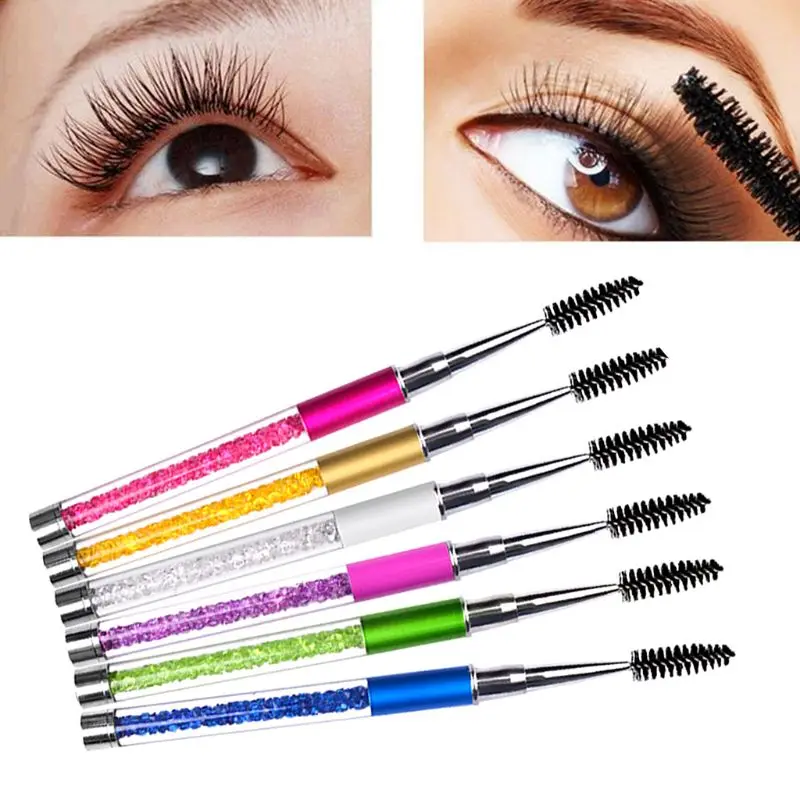 

1PCS Durable Eyelash Brush Eyelash Comb Lash Separator Mascara Lift Curl Metal Brush Beauty Makeup Tool