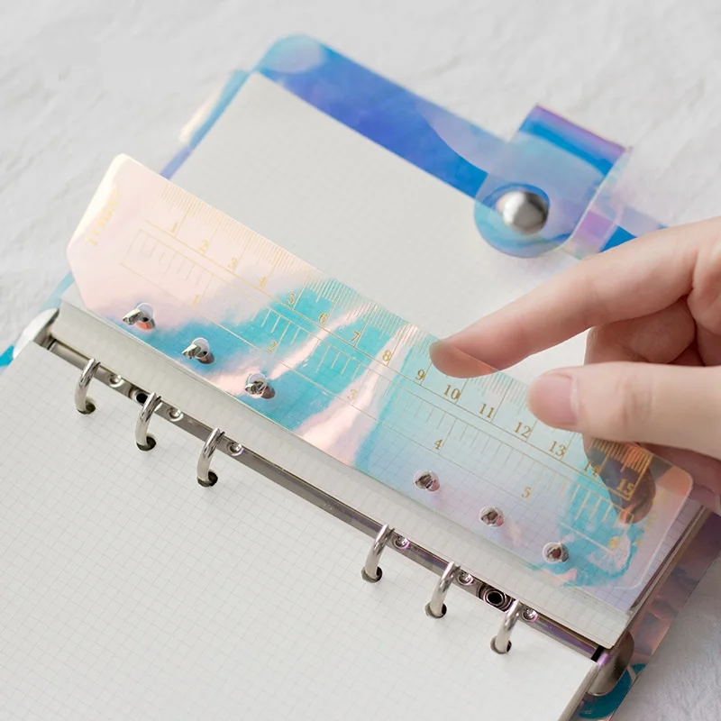 Laser PVC Material Dividers Today Ruler for Dokibook Notebook Index Paper Core for Agenda Planner Organizer Separator A5 A6