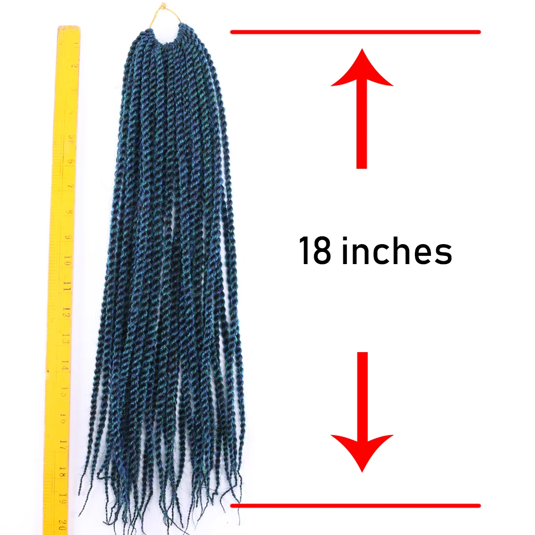 30 корней/шт синтетические плетеные волосы Омбре Сенегальские крученые волосы крючком косы
