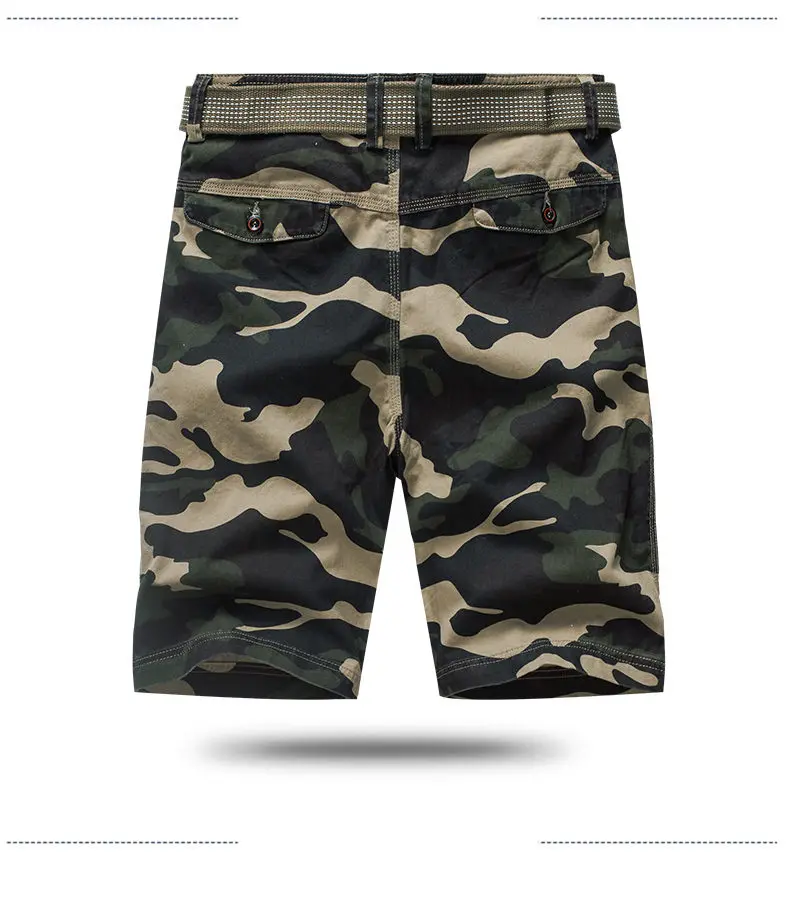 Cargo Shorts Men Cool Camouflage Summer Hot Sale Cotton Casual Men Short Pants Brand Clothing Comfortable Camo Men 2019 New MuLS 14