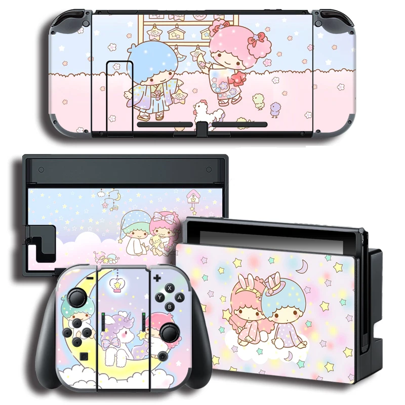 Защитная крышка наклейка Виниловая для консоли Nintendo Switch NS + контроллер держатель
