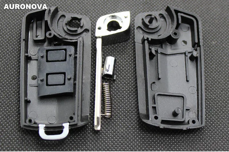 AURONOVA новое обновление складной ключ оболочки для Kia Forte 2 кнопки дистанционного ключа автомобиля чехол DIY