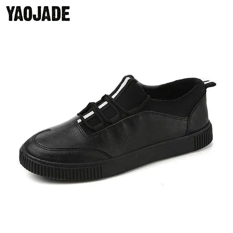 

2018 New Spring Brand Men Casual Shoes Breathable Lace-up Walking Shoes Spring Lightweight Comfortable Walking Men Shoes Black