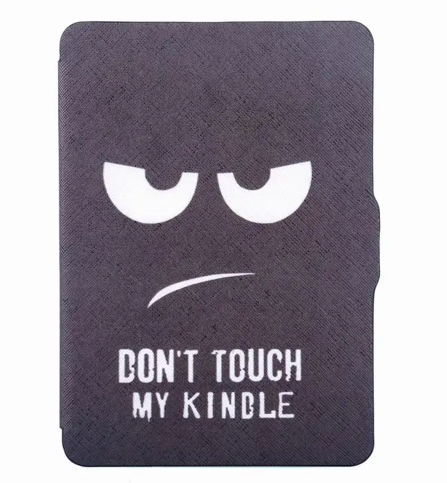 

print cover case for amazon new kindle 7th generation 2014 6'' touch screen ereader case+screen protector