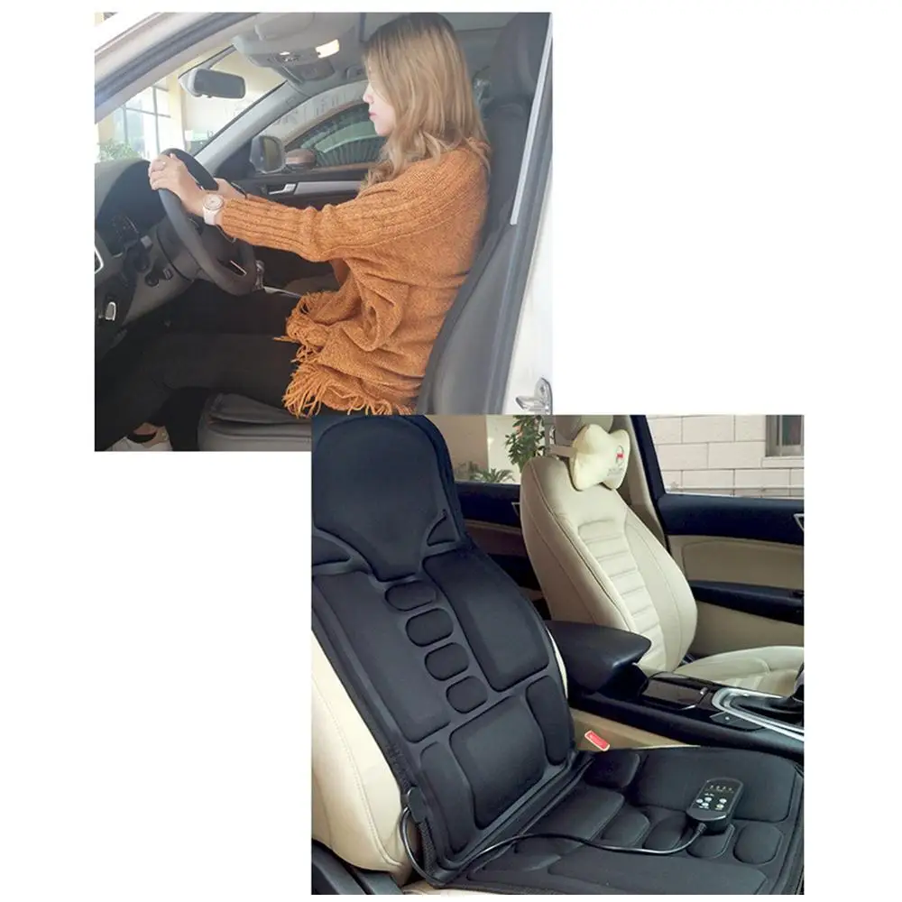 

Electric Home Car Back Massage Mat Chair Cushion Heating Kneading Seat Cover