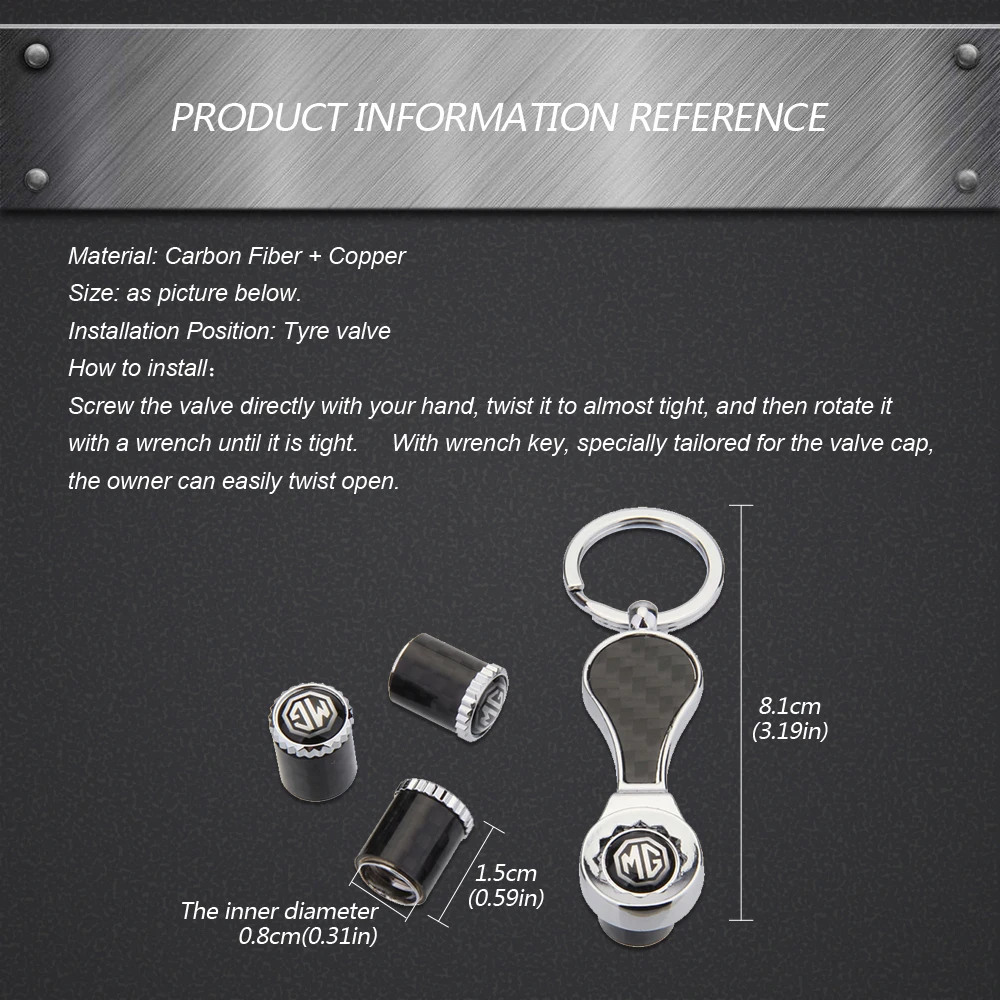 Колпачки для колес из углеродного волокна с гаечным ключом для MG TF ZT GS GT ZS MORRIS garaves MG3 MG5 MG6 Mg350 MG3SW MG7