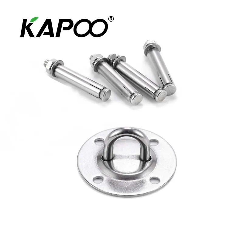 

High-intensity indoor exercise aerial yoga hammock bearing round fixed plate / 4 expansion screws + 1 round fixed plate