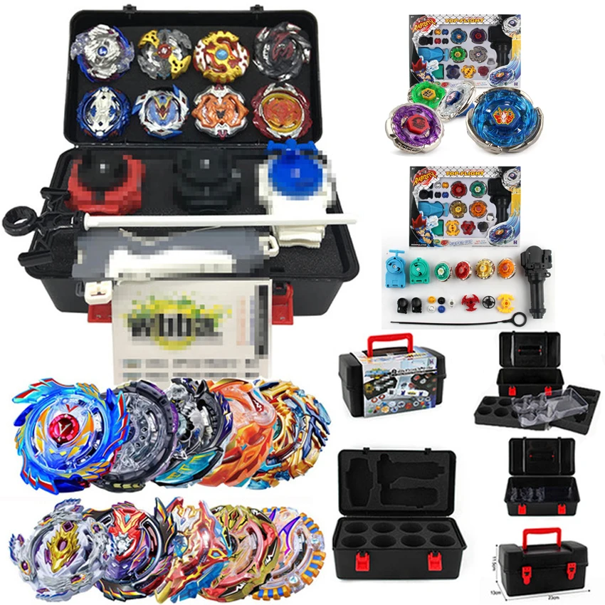 

With Original Package Beyblade Set Metal Fusion 4D Launcher Beyblade set Spinning Top set Kids Game Toys Children Christmas Gift