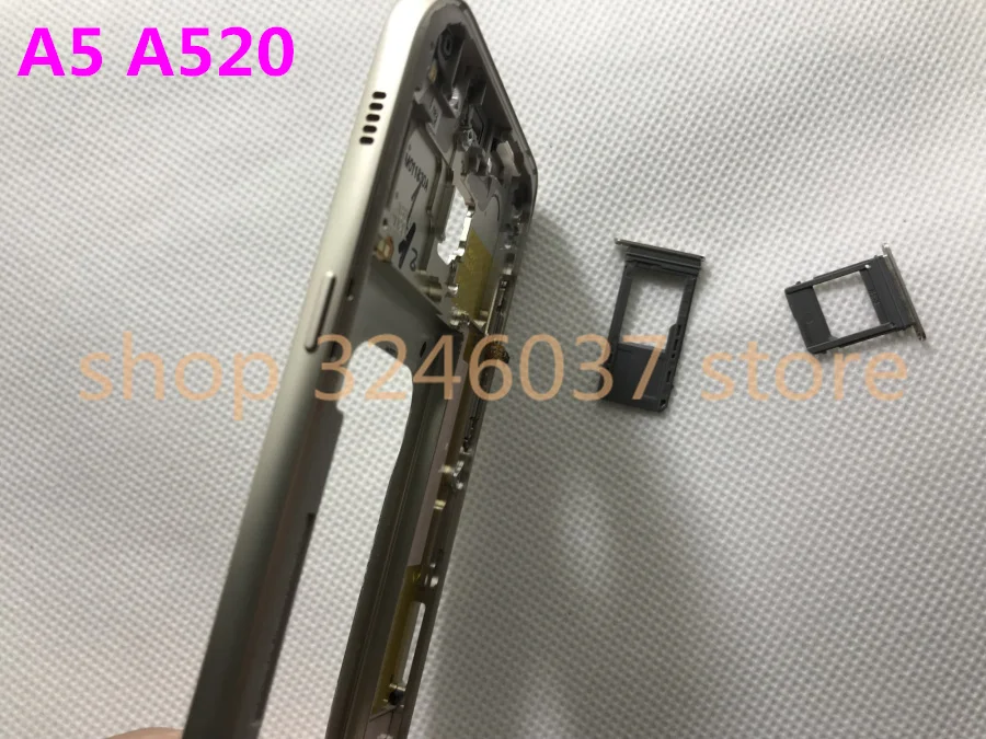Оригинальный чехол с полной рамкой для Samsung Galaxy A5 A520 A520F 2017 задняя крышка
