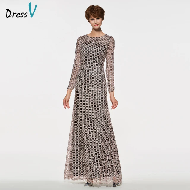 Simple Mother of Bride Dress