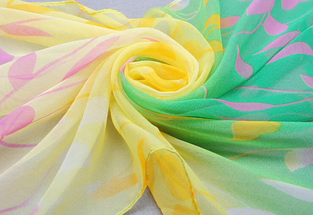 Женское дизайнерское шелковое мягкое шаль из шелка и шифона обертывание s шарф шарфы синий кофейный темно-серый зеленый оранжевый фиолетовый желтый