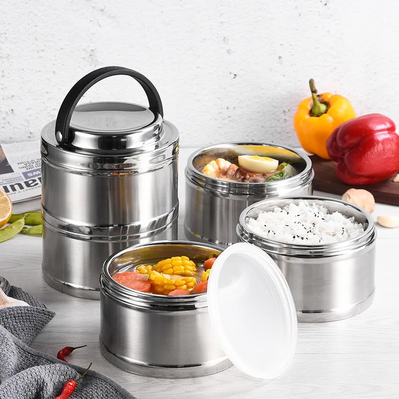  Vacuum insulation Portable Lunch Box For Adults School 304 Stainless Steel Bento Box Kitchen Leak-p - 33014921085