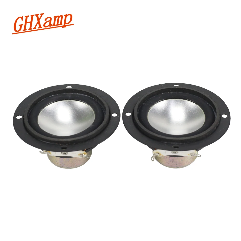 GHXAMP 2 5 дюймов 6OHM 6 Вт полный диапазон НЧ динамик неодимовый в алюминиевых корпусах