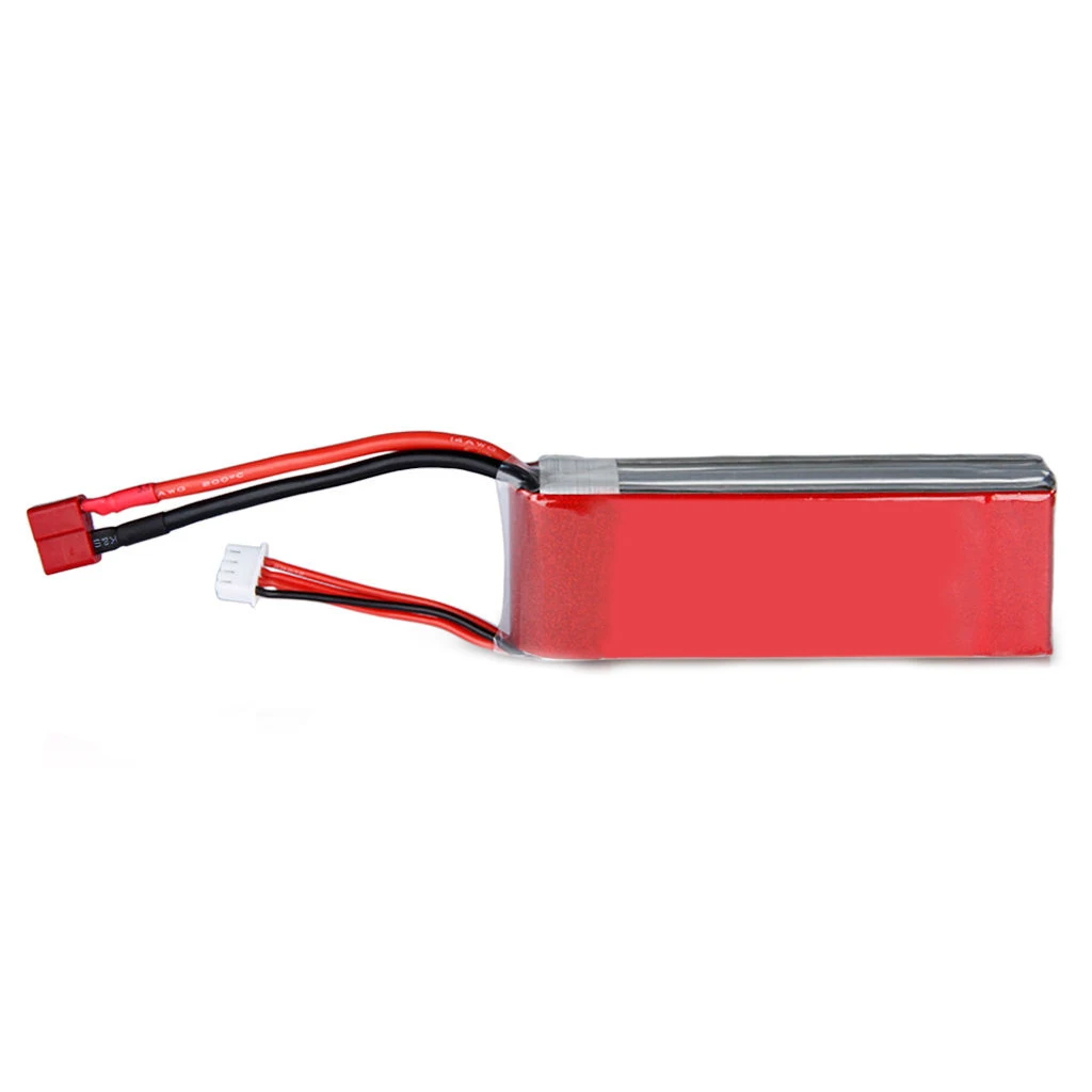 2 x 2200mAH 25C 11.1V 3S Li Po Battery Pack For RC Helicopter DIY Plane