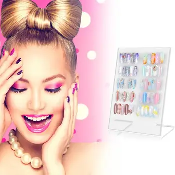 

False Nail Color Display Shelf Color Chart Card Palette Varnish Nail Art Design For Nails Nail Display Stand Showing Shelf