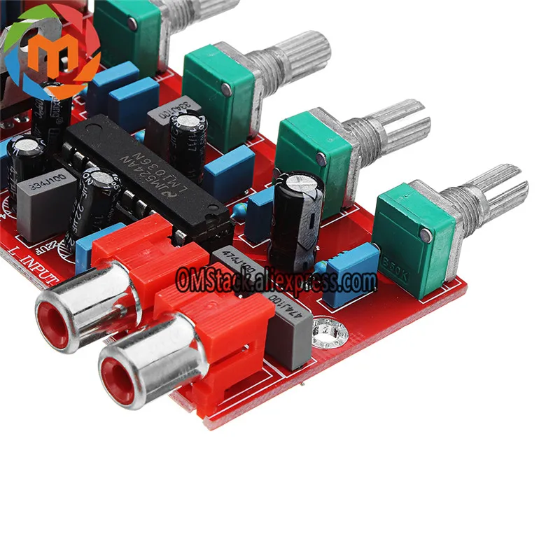 LM1036-Luxurious-HIFI-Amplifier-Preamplifier-Volume-Control-Tone-Board-Module-DC-15V-AC-12V-Or-15V (5)