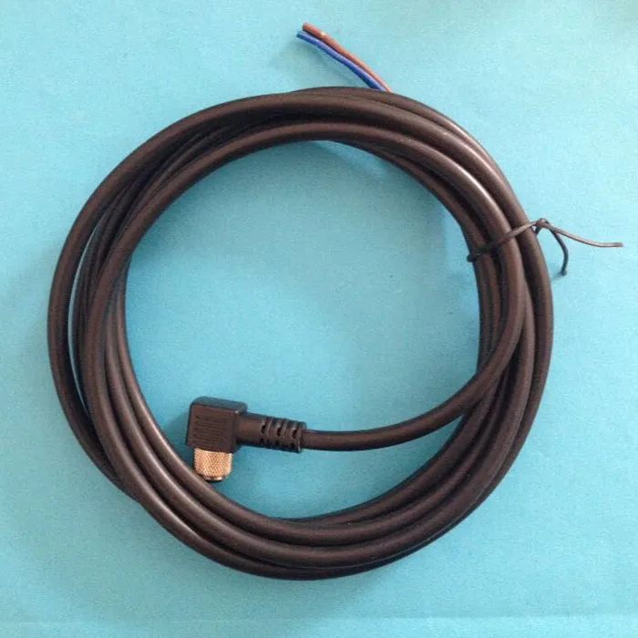Высокое качество M8 кабель для подключения датчика водонепроницаемый штекер мужской и женский 3 4 шпильки прямой/угол+ 2 м ПВХ линия типа разумная цена
