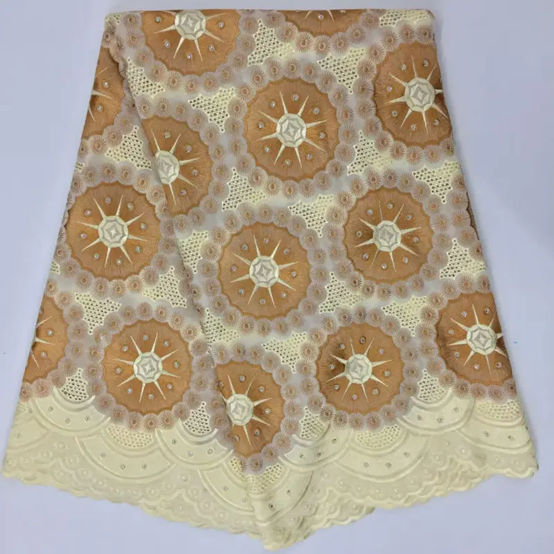High Quality African Cotton Lace Fabric For Wedding Dress Wholesale African Swiss Voile Lace
