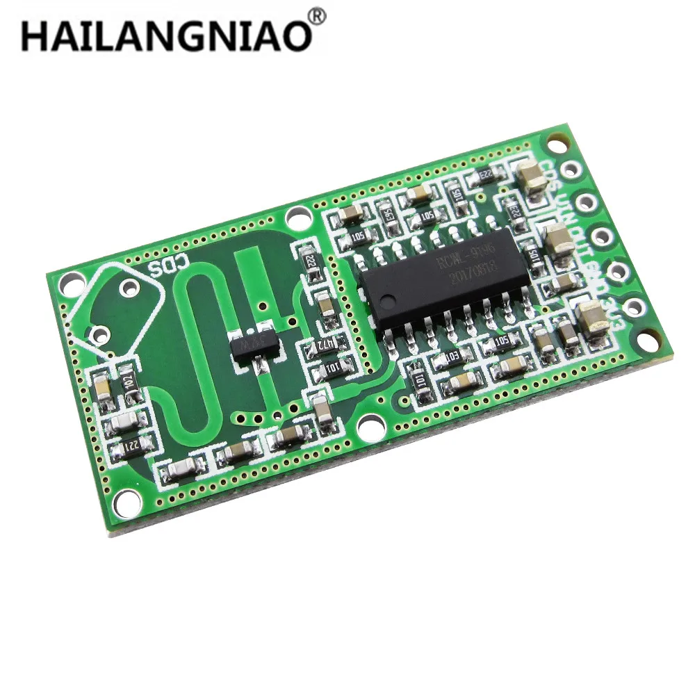 

Free shipping 50pcs RCWL-0516 microwave radar sensor module Human body induction switch module Intelligent sensor