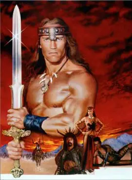 Arnold Schwarzenegger Conan The Barbarian Vintage Silk Poster Decorative Wall Painting 24x36inch Painting Calligraphy Aliexpress