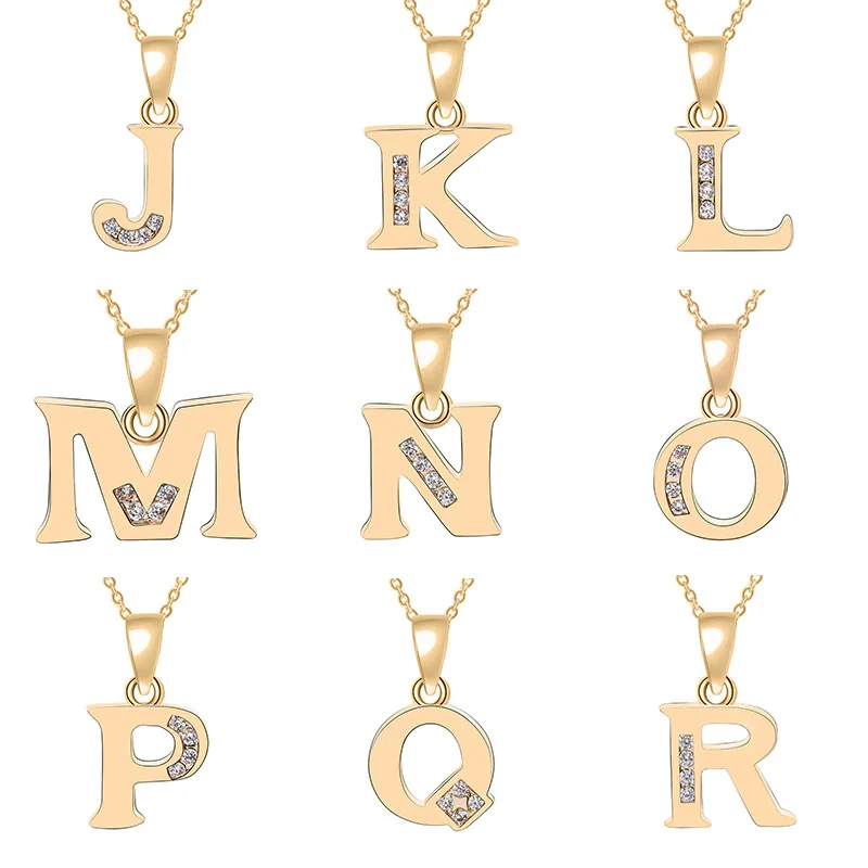 

Tiny Swirl Initial Alphabet Letter Necklace 26 English all A-Z Cursive Luxury Monogram Name Letters Word Chain Necklaces