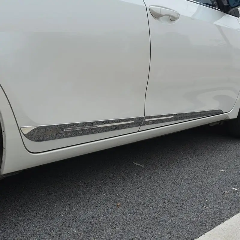 

Body Door Trunk Automobile Auto Decorative Modified Upgraded Car Styling Protecter Parts Bright 14 15 16 17 18 FOR Toyota Levin