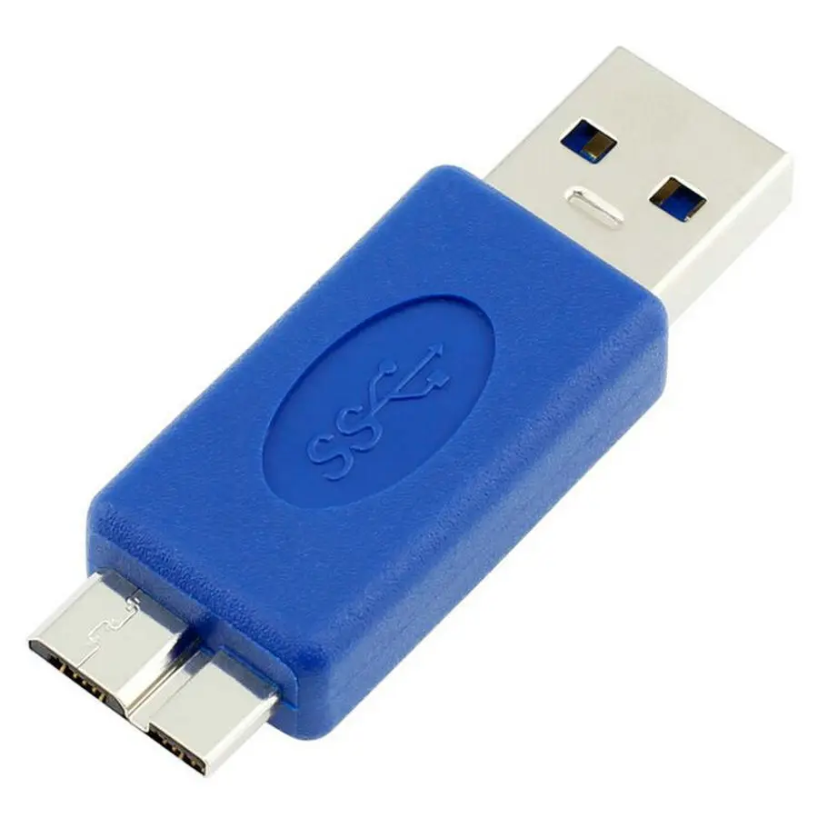 Большой Q высокой Скорость USB 3.0 мужчина к Micro USB 3.0 B Мужской Кабель-адаптер Разъем USB3.0 конвертер адаптер