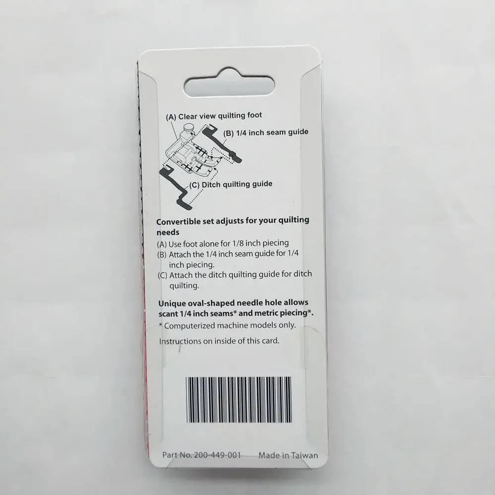 Janome Clear View набор стеганых ножек и направляющих 200 449 001 200449001| |