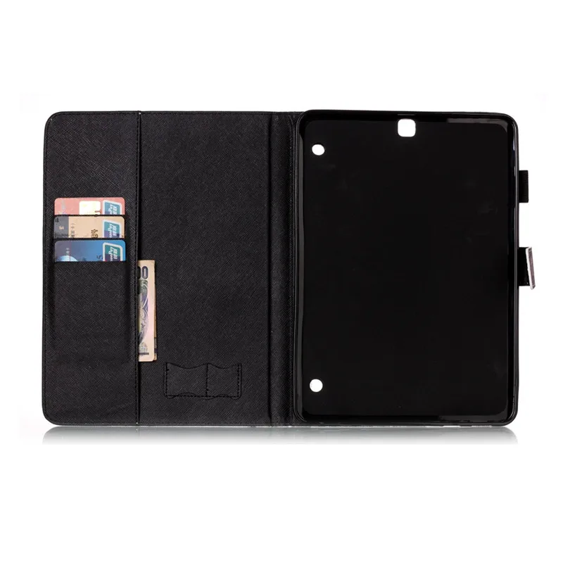 For Samsung Galaxy Tab S2 9.7'' T815SM -T810 Case Cover Stylus Holder Wallet Flip Smart PU Leather Smart Card Slots Tablet Case (43)