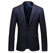 Casual Suit for Men Slim Fit Formal One Button Suit Blazer Coat Tops Stylish Man Fashion Suit High-quality Classic Style 2017