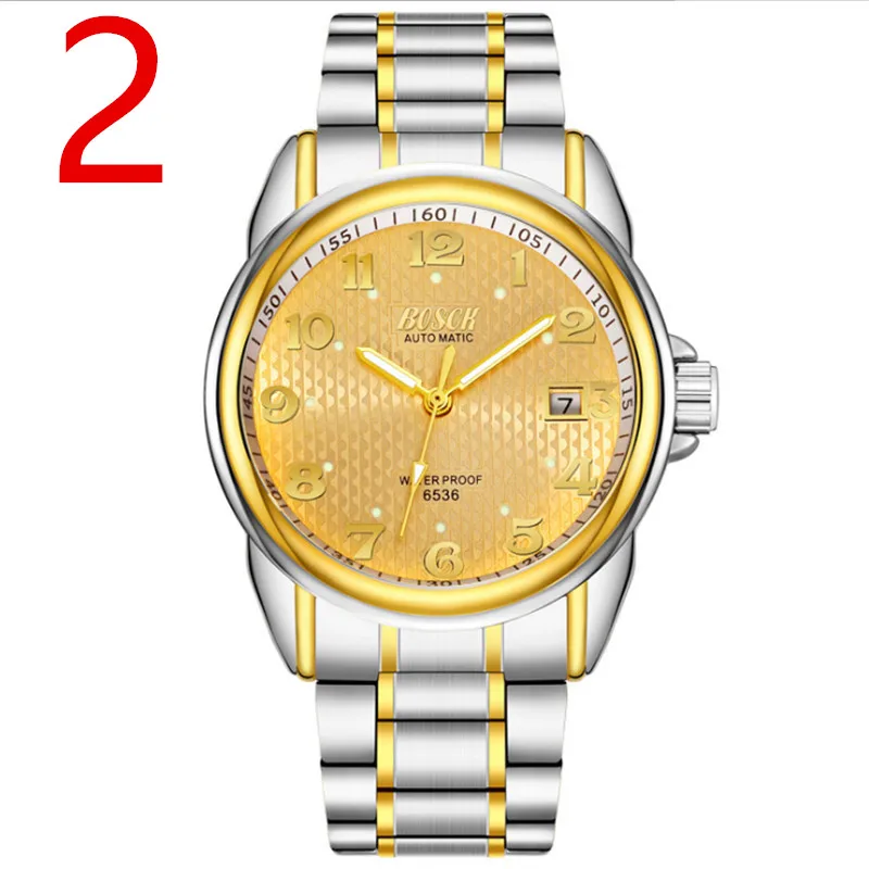 

New top men's luxury business watch, stainless steel watch strap waterproof, fashionable high quality.3