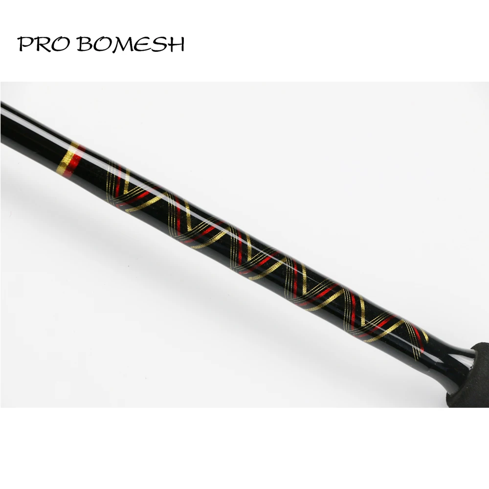 Pro Bomesh 1 шт. 1,86 м 2,05 м 1 секция 80 фунтов Fuji катушка сиденье удилище для ловли на блесну глубоководная Удочка лодка удилище