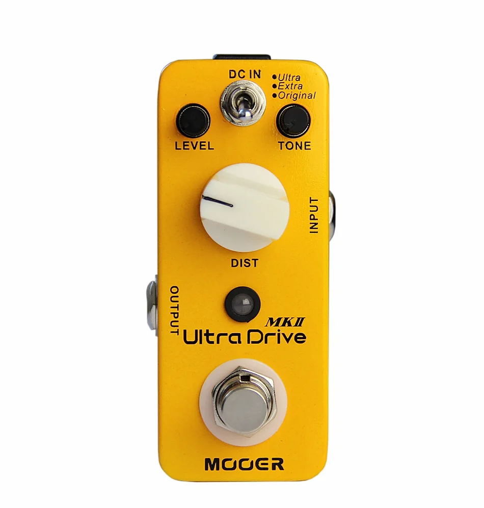 Mooer MK2 Ultra Drive Distortion педаль с оригинальными/экстра/Ультра режимами работы