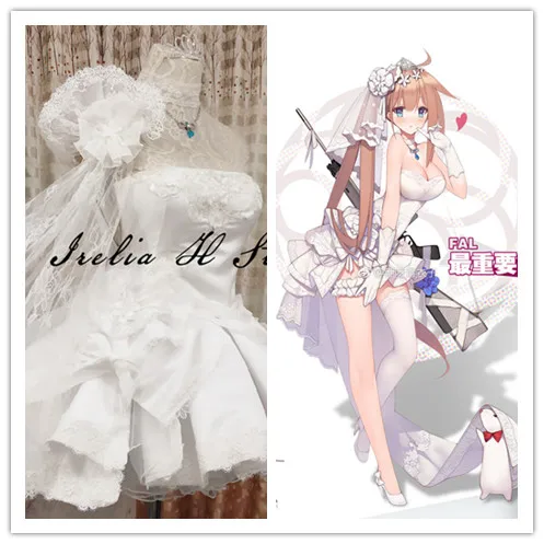 

FAL Girls Frontline Cosplay Costume fal birge wedding dress cosplay costume custom made