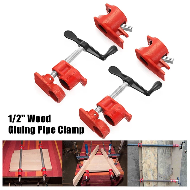 1pc Wood Glue Clamp Tube 1/2 Inch Heavy Duty Pipe Gluing Steel Fixture  Carpenter Woodworking Hand - AliExpress