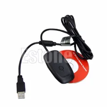 Adaptador Wireless Controller Negro PC Receptor de Juegos USB Para Microsoft XBOX 360-L060 Nueva caliente