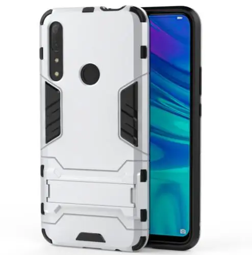 10 шт./партия, чехол-подставка для ПК+ ТПУ 2 в 1 гибридная защита для huawei P smart Z Y9 PRIME honor 20 honor 20Pro