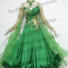 Современное Танго вальс бальных танцев платье, бальное платье из гладкой ткани, стандартный бальный зал платье для соревнований abiti danze standard