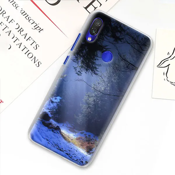 Зимний Снежный лес чехол для телефона для Xiao mi Red mi 7 5 6 Pro Note 7 Pro 5 5A 6 mi A1 A2 8 Lite 9 чехол Coque - Цвет: 04