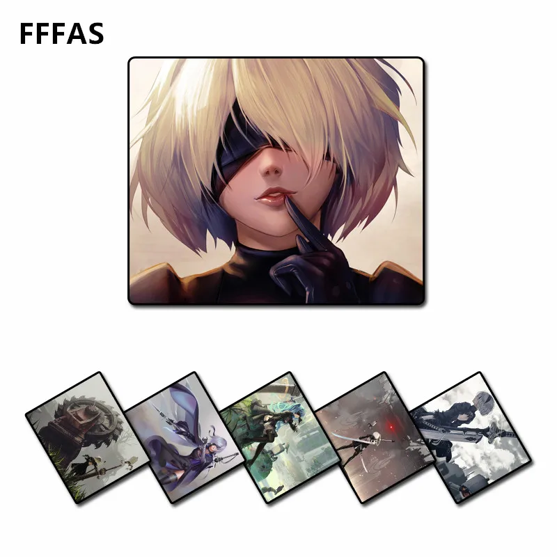 NieR Automata YoRHa Type B 2B Large Playmat Mousepad Game Mouse Pad Keyboard Mat