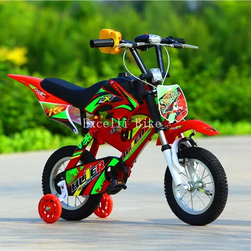 Cheap Excelli Moto Bike 12"/16"/20" Mountain Bikes for Child cycle Vocalization Kids Bike Toy Bar Bicicleta Child Cycling 7