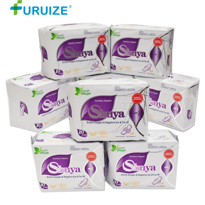 

2-5Pack Shuya Sanitary Napkin Menstrual Pads Kill Bacteria Shuya Anion pad Beautiful Life swab tampon Sanitary Napkin daily use