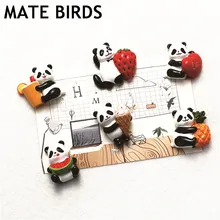 MATE птицы магниты на холодильник смолы особенности Китай Сычуань национальное достояние панда сувениры сообщение удобство магнитные наклейки