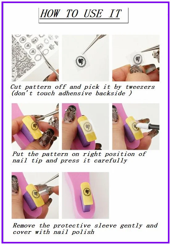 FT NAIL STICKER HOW TO USE