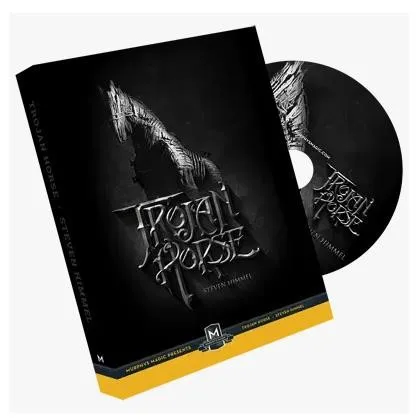 Троянская лошадь(Gimmick+ инструкция)-волшебные карты трюков, крупным планом, сцена, иллюзии, аксессуары, улица, игрушки Magia