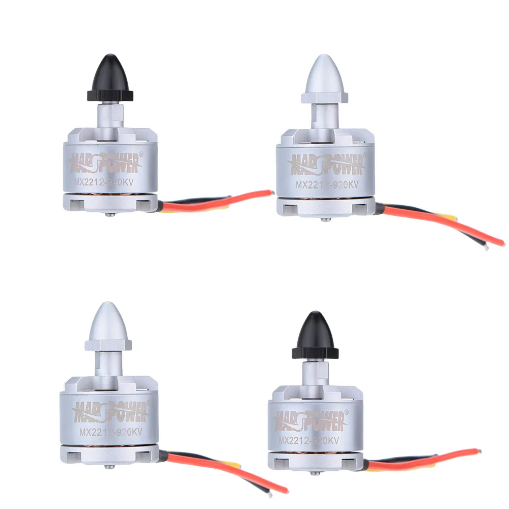 4Pcs MARSPOWER MX2212 920KV CW/CCW M5 Brushless Thread Motor For DJI Phantom 2 3 F330 F450 F500 F550 RC Quadcopter Parts